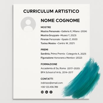 Come scrivere un Curriculum Artistico